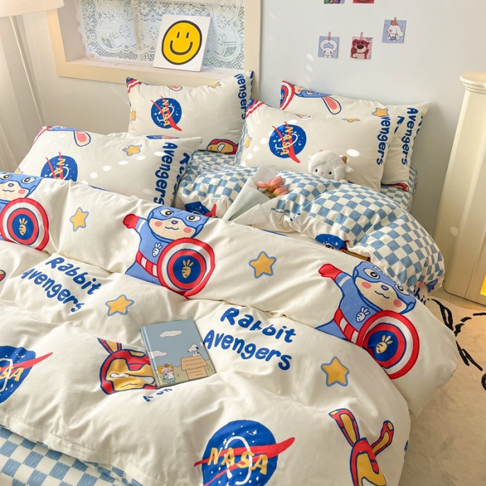 91家纺网 家纺一手货源 找家纺 （总）金丝鸟 2023春夏新品13372全棉四件套