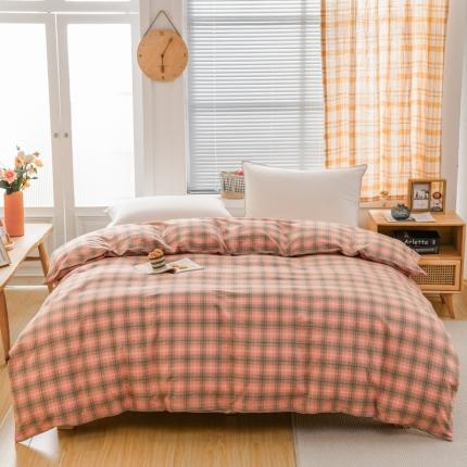 91家纺网 家纺一手货源 找家纺 （总）柠萌家居 2022新款A类全棉色织水洗棉单被套