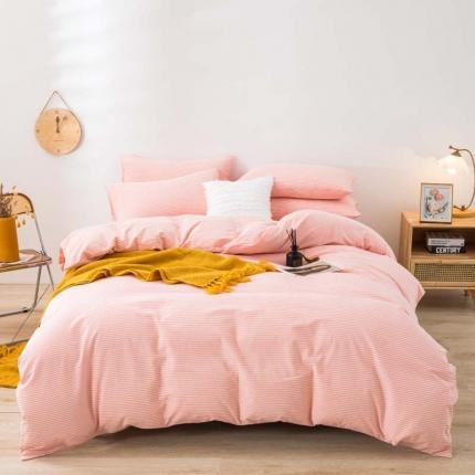 91家纺网 家纺一手货源 找家纺 （总）柠萌家居 2022新款A类全棉色织水洗棉单被套