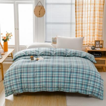 91家纺网 家纺一手货源 找家纺 （总）柠萌家居 2022新款A类全棉色织水洗棉单被套