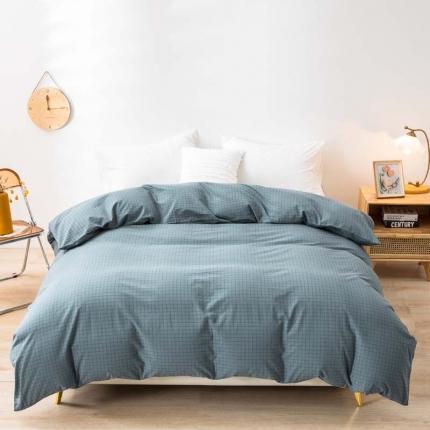 91家纺网 家纺一手货源 找家纺 （总）柠萌家居 2022新款A类全棉色织水洗棉单被套