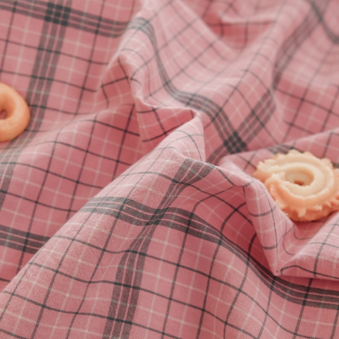 91家纺网 家纺一手货源 找家纺 柠萌家居 2022新款A类全棉色织水洗棉单床单 瓦尔粉