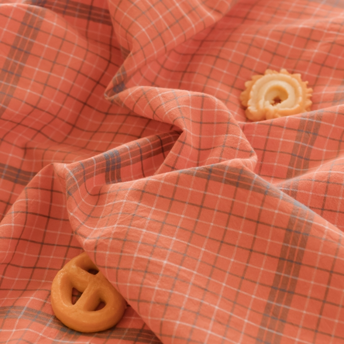 91家纺网 家纺一手货源 找家纺 柠萌家居 2022新款A类全棉色织水洗棉单床单 瓦尔桔