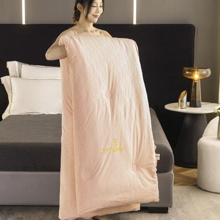 91家纺网 家纺一手货源 找家纺 （总）丽卡家纺 2023新款舞动字母炙热秋冬被