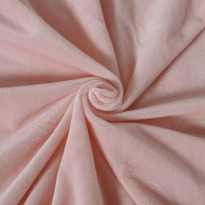 91家纺网 家纺一手货源 找家纺 小米笠 2021新款A类婴儿绒床笠 轻雾粉