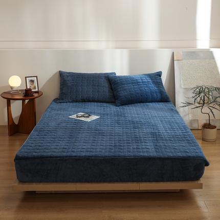 91家纺网 家纺一手货源 找家纺 （总）小米笠 2022新款牛奶绒加绒床笠