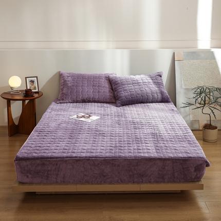 91家纺网 家纺一手货源 找家纺 （总）小米笠 2022新款牛奶绒加绒床笠