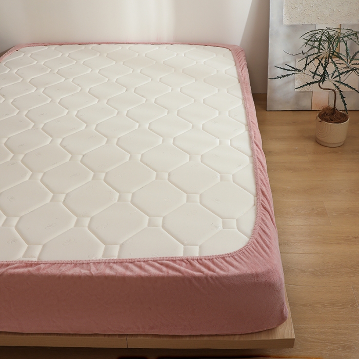 91家纺网 家纺一手货源 找家纺 （总）小米笠 2022新款牛奶绒加绒床笠