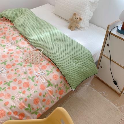 91家纺网 家纺一手货源 找家纺 （总）星期八 2022新款复古碎花豆豆被冬被春秋被