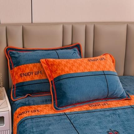 丰淘2022新款金貂绒枕套 浪漫人生