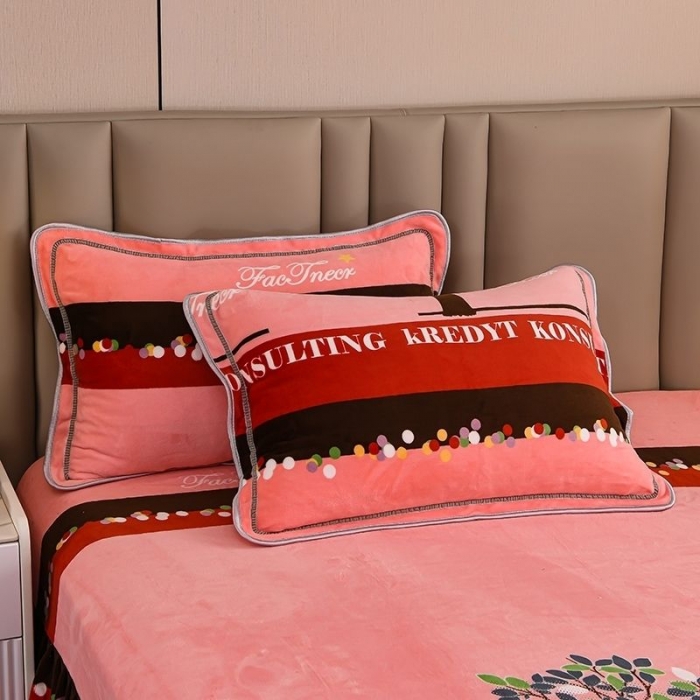 91家纺网 家纺一手货源 找家纺 丰淘2022新款金貂绒枕套 幸福树