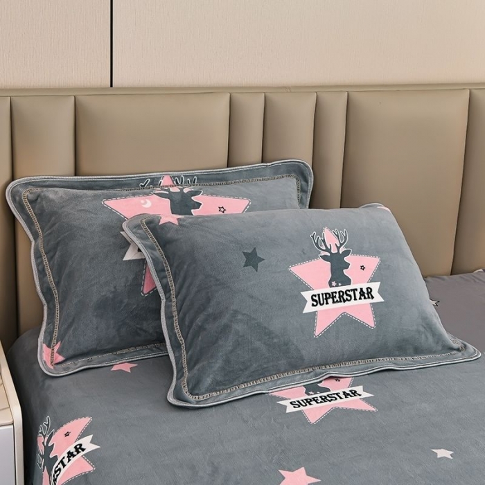 91家纺网 家纺一手货源 找家纺 丰淘2022新款金貂绒枕套 一路有你