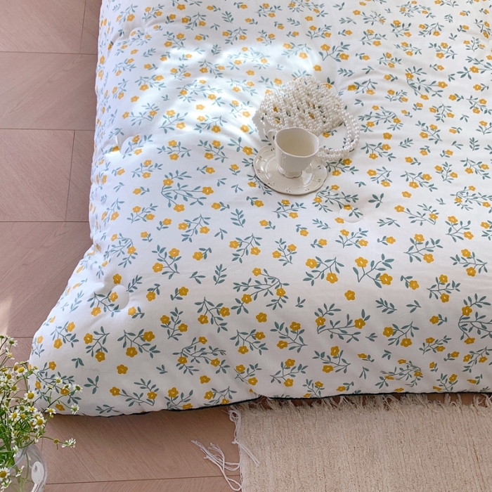 91家纺网 家纺一手货源 找家纺 星期八 2022新款复古碎花豆豆被冬被春秋被 惜可