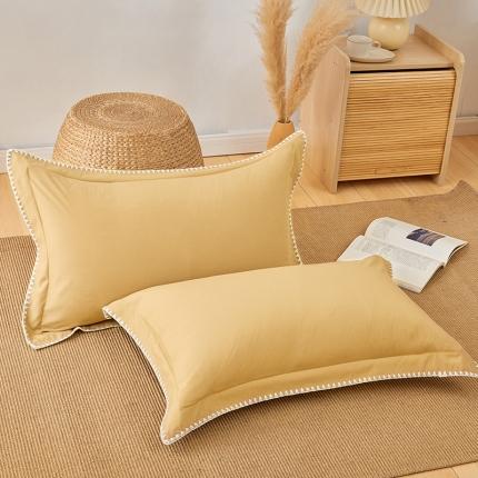 91家纺网 家纺一手货源 找家纺 (总）丰淘2022新款贝壳边纯色枕套