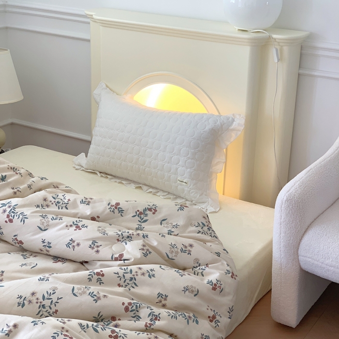 91家纺网 家纺一手货源 找家纺 星期八 2022新款复古碎花豆豆被冬被春秋被 仲夏夜之梦