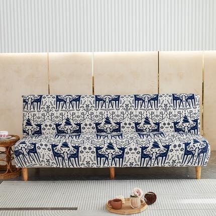 91家纺网 家纺一手货源 找家纺 （总）共鸣 2022新款牛奶丝印花系列沙发床套（新增花色）