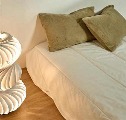 91家纺网 家纺一手货源 找家纺 新款纯色230g牛奶绒枕套 青墨色 48*74cm/只