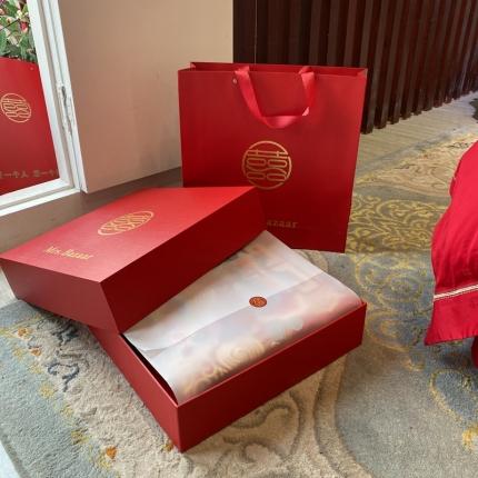 红番天婚庆 2022新款高档礼盒包装（包含手拎袋）