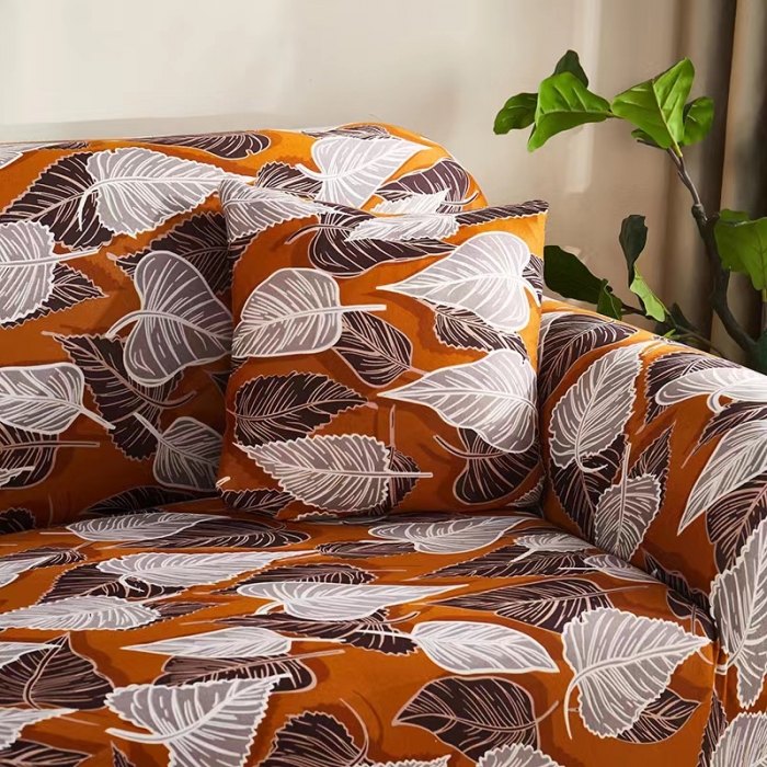 91家纺网 家纺一手货源 找家纺 （总）共鸣 2022新款牛奶丝印花系列双人沙发套（新增花色）