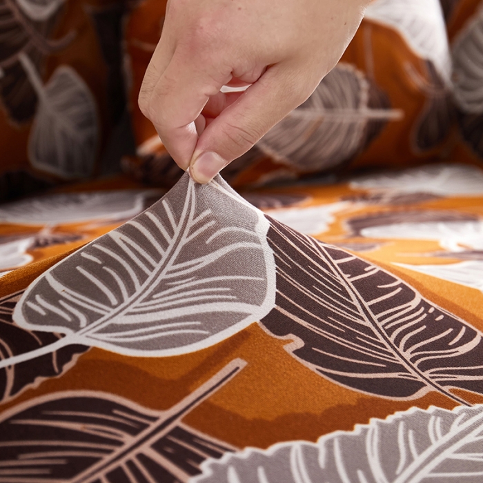 91家纺网 家纺一手货源 找家纺 （总）共鸣 2022新款牛奶丝印花系列双人沙发套（新增花色）