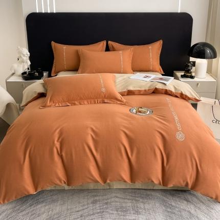 91家纺网 家纺一手货源 找家纺 （总）AB家纺 2022新款全棉生态磨毛刺绣四件套