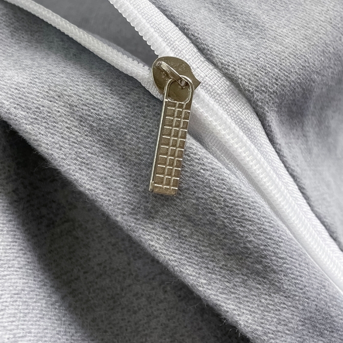 91家纺网 家纺一手货源 找家纺 AB家纺 2022新款全棉生态磨毛刺绣四件套 月光蓝-绅士灰