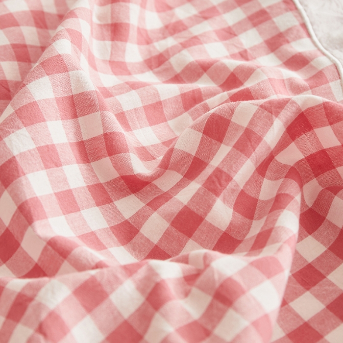 91家纺网 家纺一手货源 找家纺 荷马之梦 2022新款全棉色织水洗棉绣花床笠-童梦系列格小马