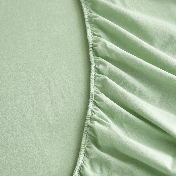 91家纺网 家纺一手货源 找家纺 荷马之梦 2022新款全棉色织水洗棉绣花床笠-童梦萌萌恐龙