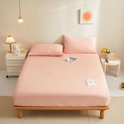 91家纺网 家纺一手货源 找家纺 荷马之梦 2022新款全棉色织水洗棉绣花床笠-童梦系列咩咩羊