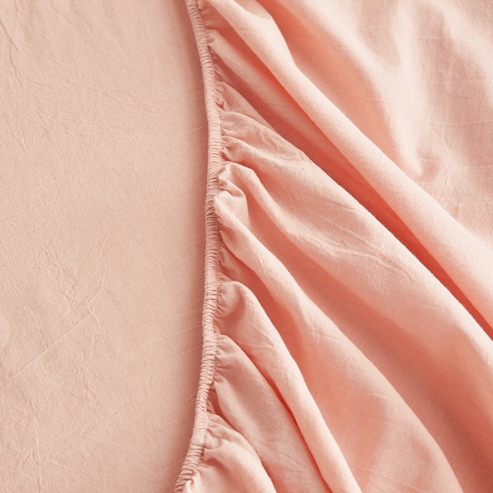 91家纺网 家纺一手货源 找家纺 荷马之梦 2022新款全棉色织水洗棉绣花床笠-童梦系列咩咩羊