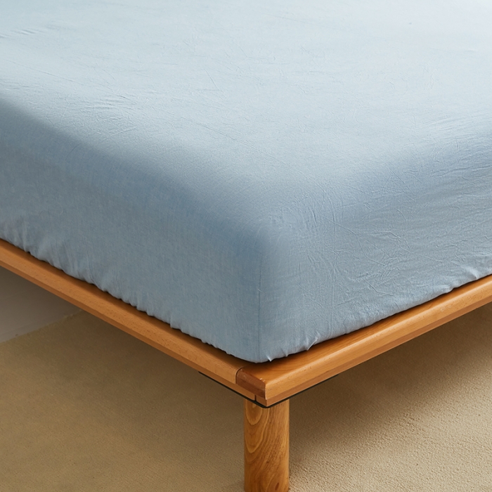 91家纺网 家纺一手货源 找家纺 荷马之梦 2022新款全棉色织水洗棉绣花床笠-童梦系列星球熊