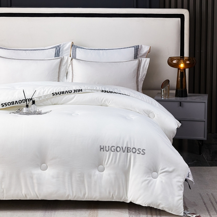 91家纺网 家纺一手货源 找家纺 （总）丽卡家纺 2023新款磨毛提花杜邦被冬被被子被芯