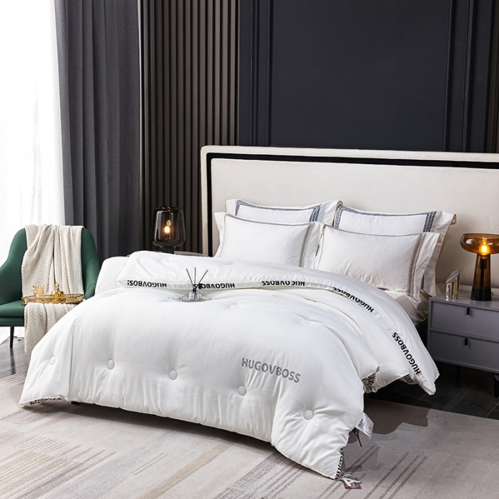 91家纺网 家纺一手货源 找家纺 （总）丽卡家纺 2023新款磨毛提花杜邦被冬被被子被芯