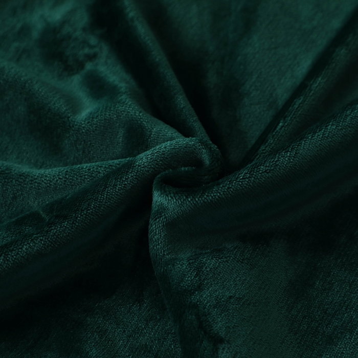 91家纺网 家纺一手货源 找家纺 畅畅家纺 2022新款纯色双拼加厚牛奶绒四件套 玛瑙绿 纯色