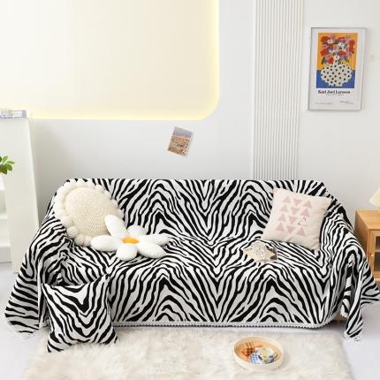 91家纺网 家纺一手货源 找家纺 总启博雪尼尔四季通用沙发罩雪尼尔沙发盖布沙发套沙发垫-金典花边款