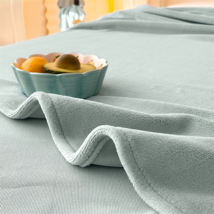91家纺网 家纺一手货源 找家纺 （总）眠帛 2022新款纯色牛奶绒单床单