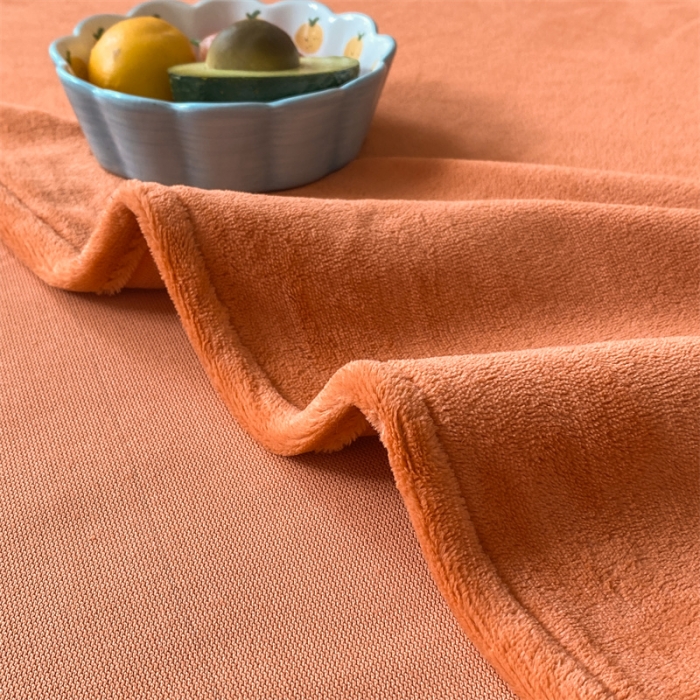 91家纺网 家纺一手货源 找家纺 眠帛 2022新款纯色牛奶绒单床单 焦糖