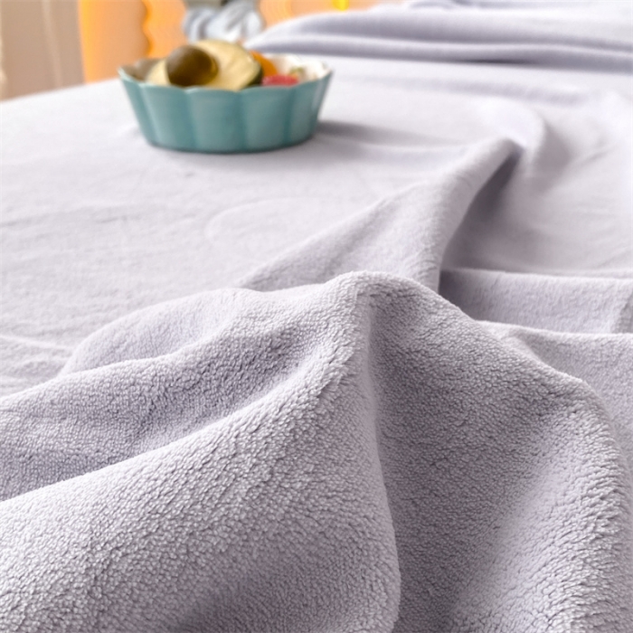 91家纺网 家纺一手货源 找家纺 眠帛 2022新款纯色牛奶绒单床单 浅紫