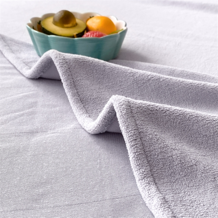 91家纺网 家纺一手货源 找家纺 眠帛 2022新款纯色牛奶绒单床单 浅紫