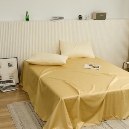 原研 2022新款100支长绒棉纯色单品-单床单 琉璃金