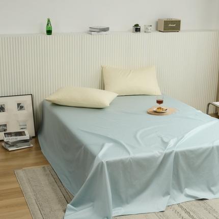 原研 2022新款100支长绒棉纯色单品-单床单 蒂芙蓝