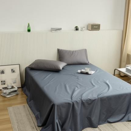 原研 2022新款100支长绒棉纯色单品-单床单 松石蓝