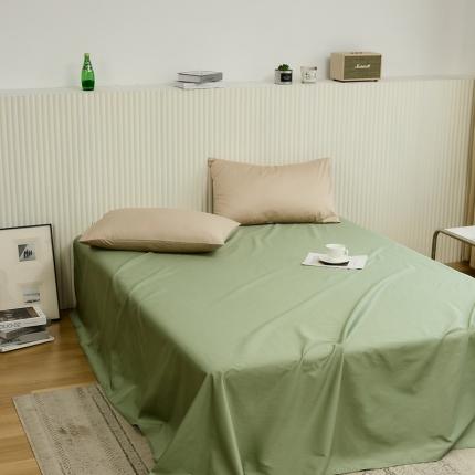 原研 2022新款100支长绒棉纯色单品-单床单 水竹绿