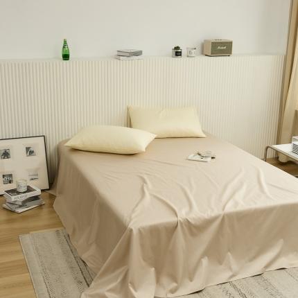 原研 2022新款100支长绒棉纯色单品-单床单 萱草棕