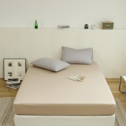 原研 2022新款100支长绒棉纯色单品-单床笠 萱草棕