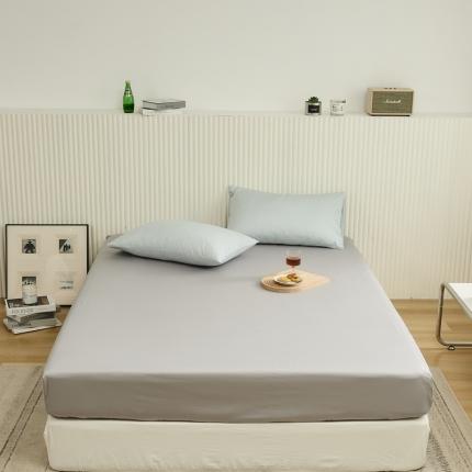 原研 2022新款100支长绒棉纯色单品-单床笠 云母灰