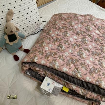 源启生活 2022新款豆豆绒韩国单人豆豆被 花花兔