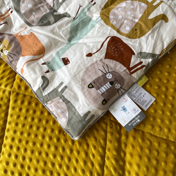 91家纺网 家纺一手货源 找家纺 源启生活 2022新款豆豆绒韩国单人豆豆被 悠闲假日