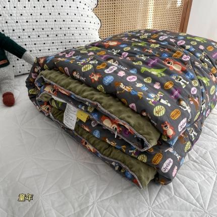 91家纺网 家纺一手货源 找家纺 （总）源启生活 2022新款豆豆绒韩国单人豆豆被