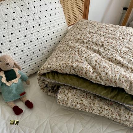 91家纺网 家纺一手货源 找家纺 源启生活 2022新款豆豆绒韩国单人豆豆被 雪莉